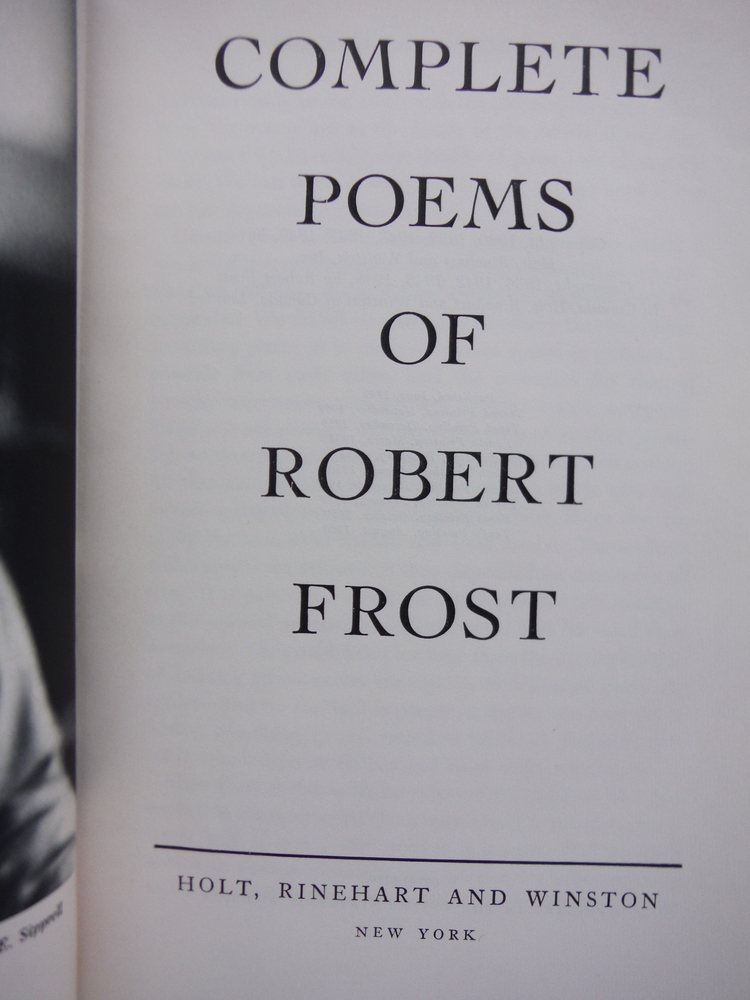 Image 1 of Complete Poems of Robert Frost 1949