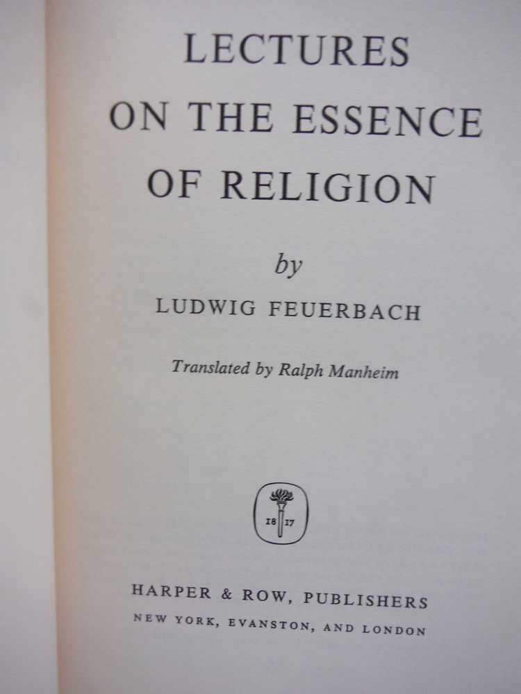 Image 1 of Lectures on the Essence of Religion