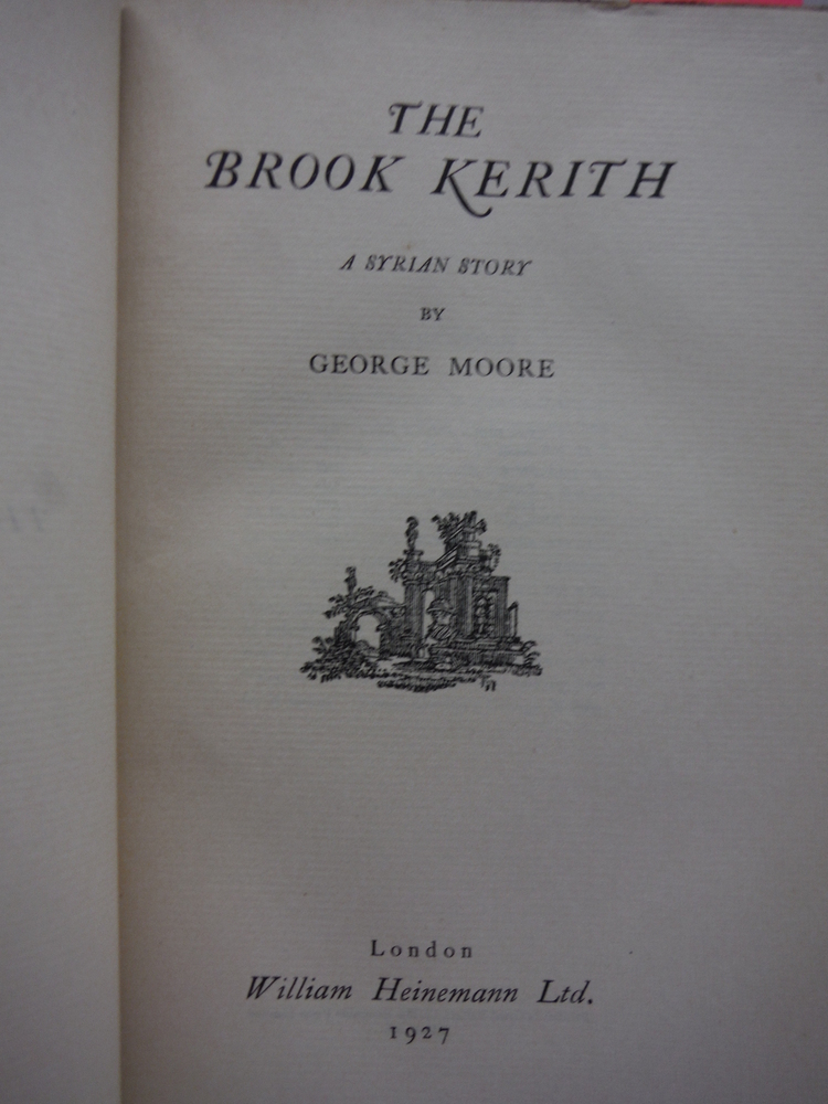 Image 1 of The brook Kerith: A Syrian story
