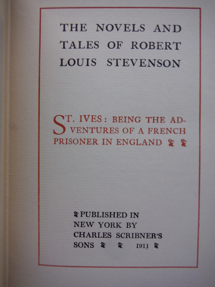 Image 1 of St. Ives: Being the Adventures of a French Prisoner in England