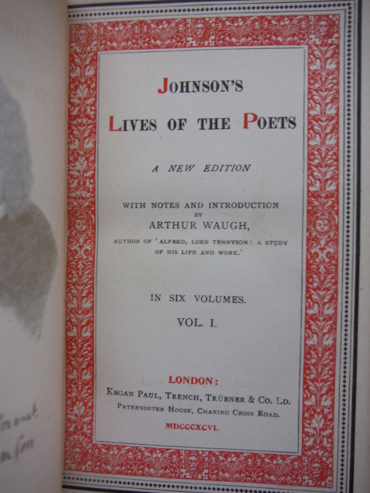 Image 2 of Johnson's Lives of the Poets