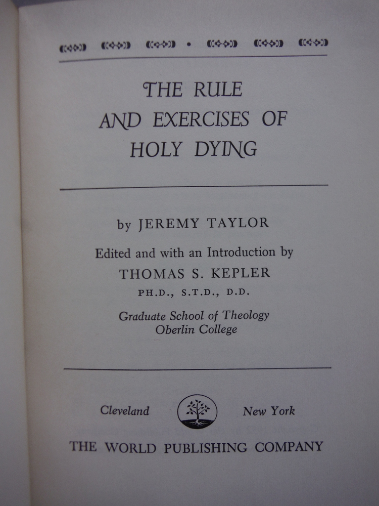 Image 1 of The Rule and Exercise of Holy Dying