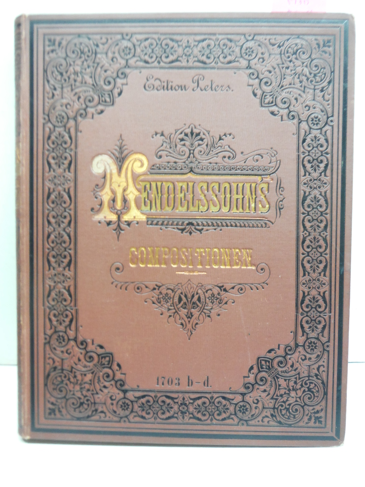 Image 0 of Felix Mendelssohn Bartholdy's Sasmmtliche Werke