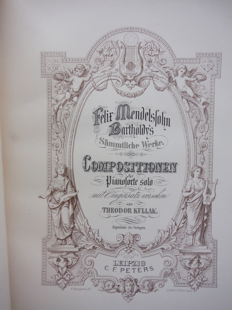 Image 3 of Felix Mendelssohn Bartholdy's Sasmmtliche Werke