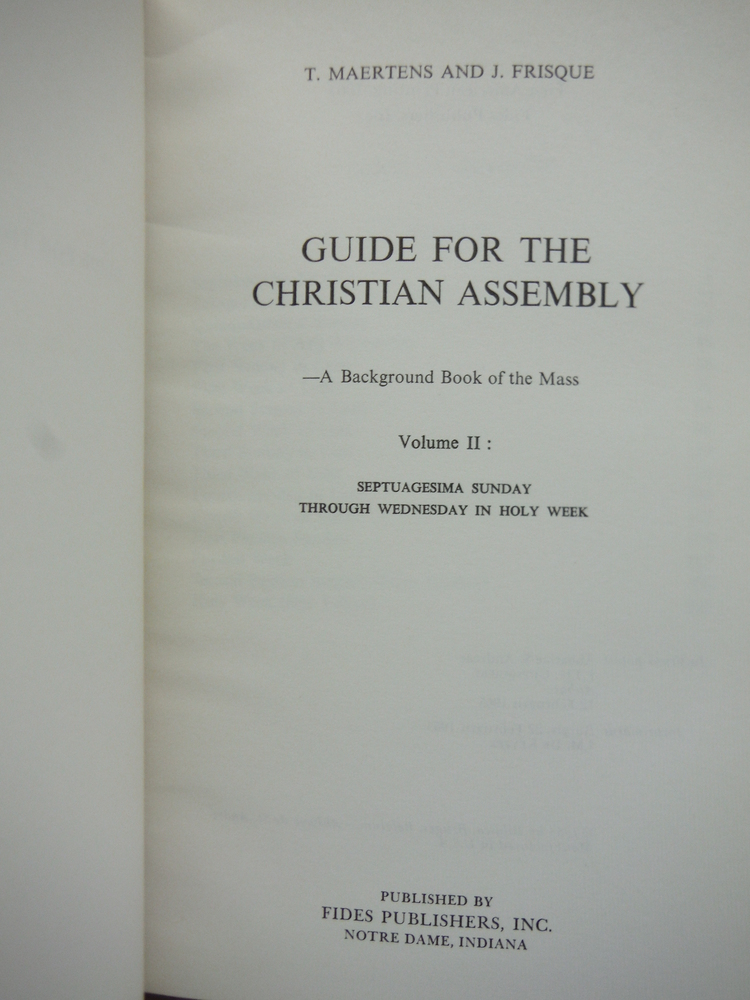 Image 2 of Guide for the Christian Assembly (5 Vols.)
