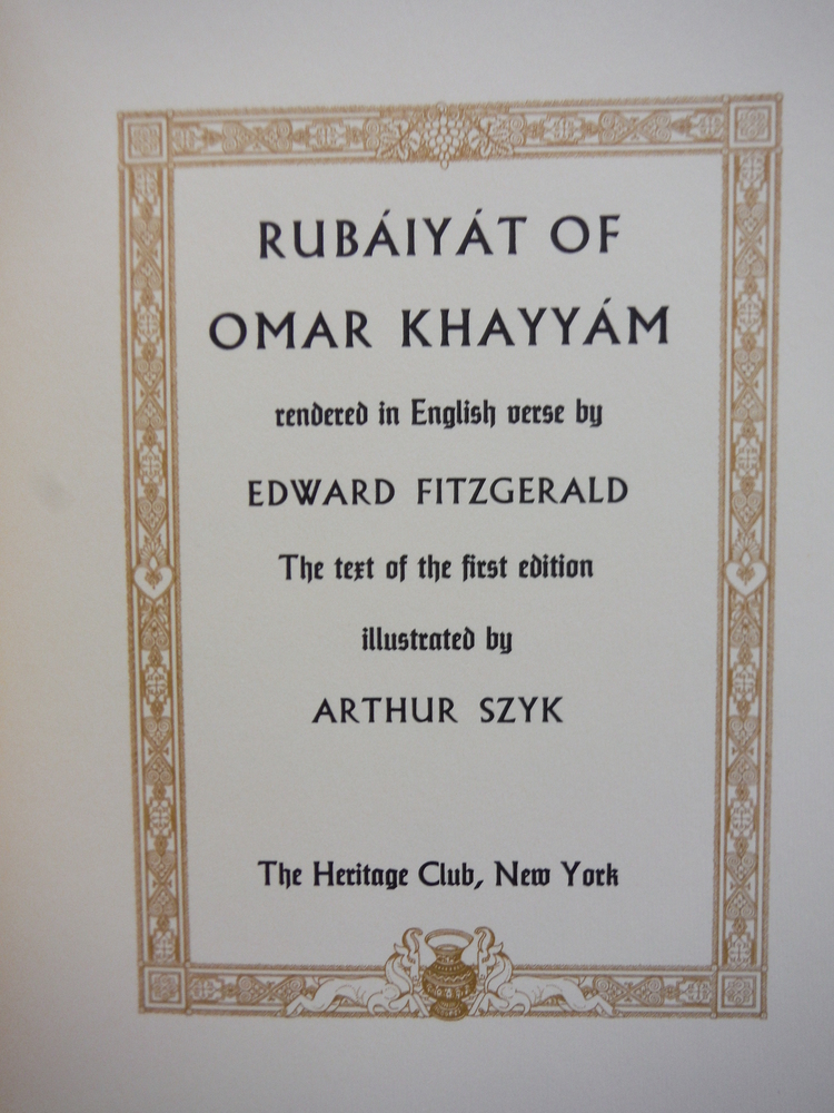 Image 1 of Rubaiyat of Omar Khayyam