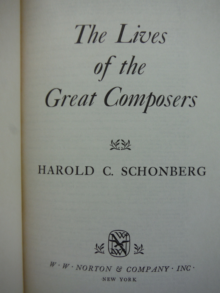 The Lives of The Great Composers