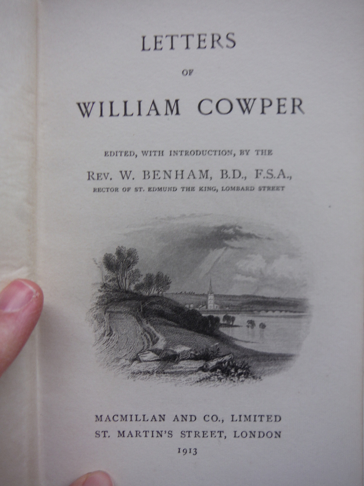 Image 1 of Letters of William Cowper