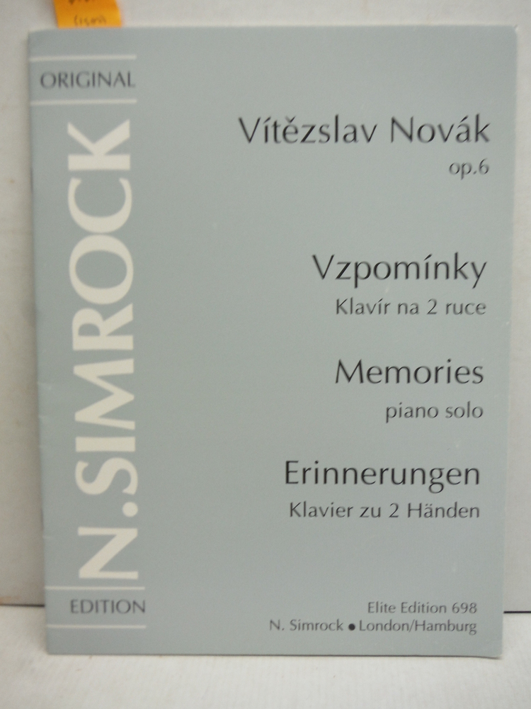 Image 0 of Vitezslav  Novak op. 6