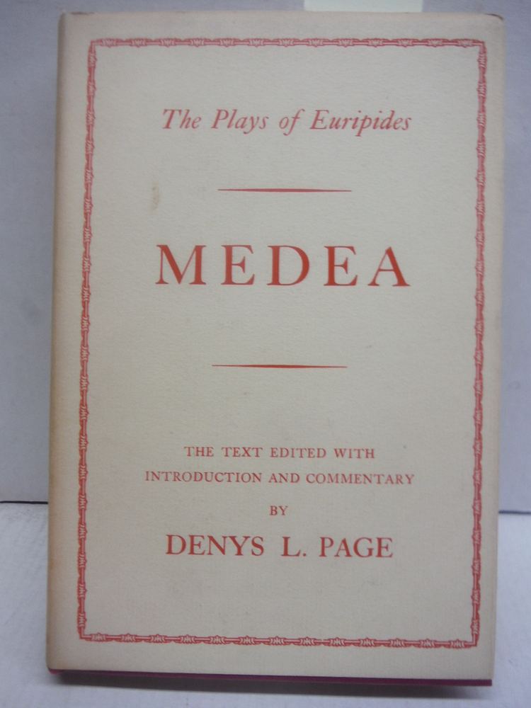 Image 0 of Medea, ed. with introduction & commentary by Denys L. Page.