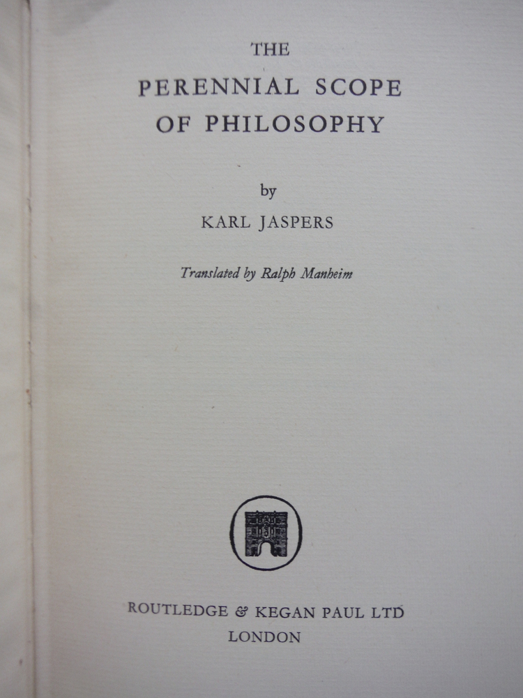 Image 1 of The Perennial Scope of Philosophy