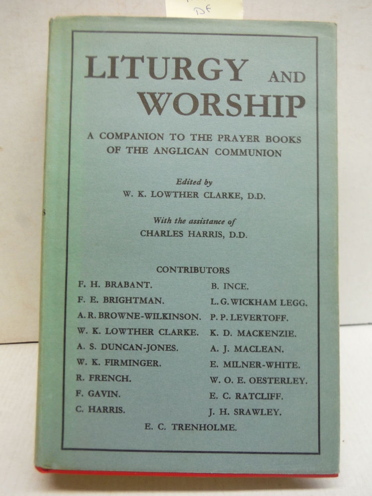 Image 0 of Liturgy and worship: a companion to the prayer books of the Anglican Communion