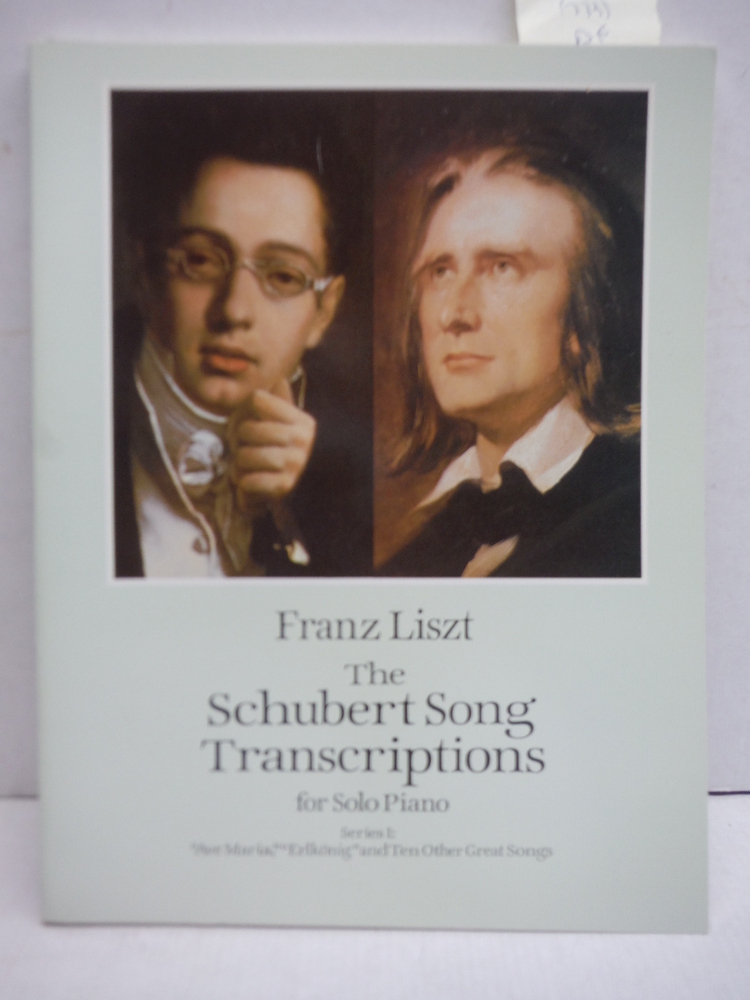 Image 0 of The Schubert Song Transcriptions for Solo Piano/Series I: 