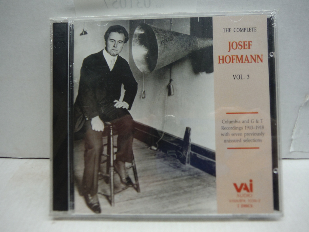 Image 0 of The Complete Josef Hofmann, Vol. 3 (Columbia and G&T Recordings 1903-1918 with S