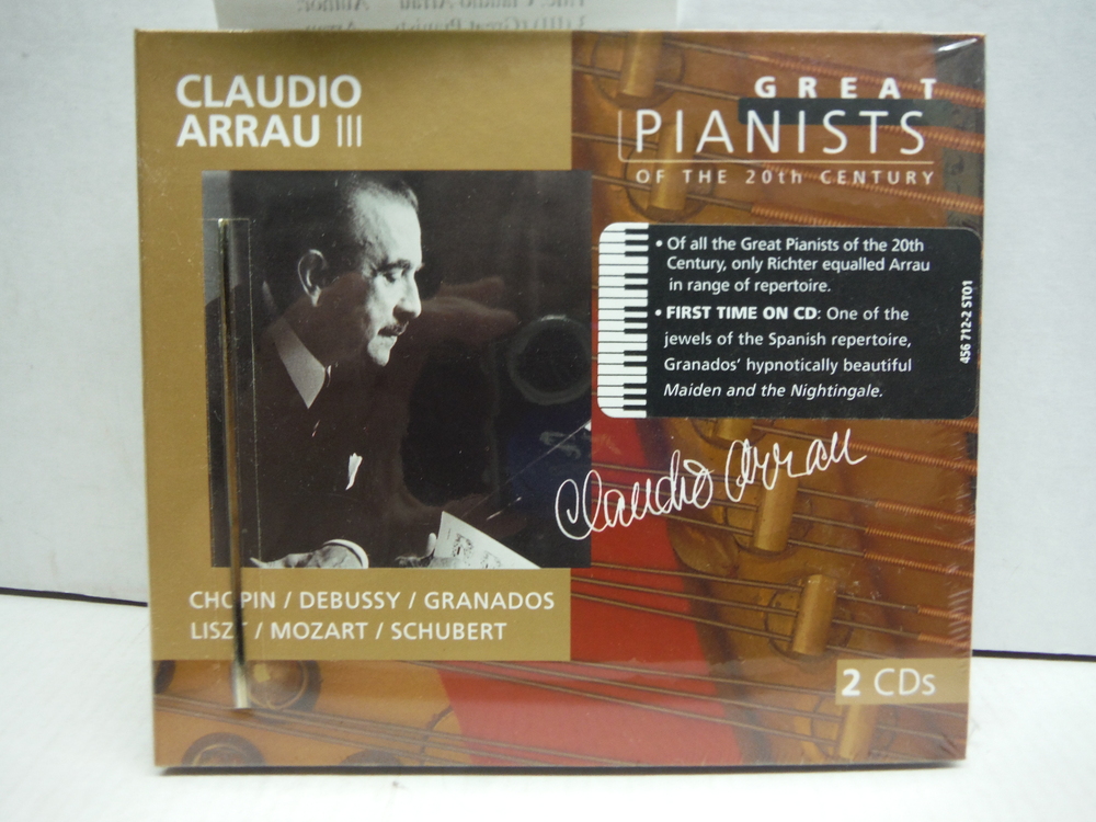 Image 0 of Claudio Arrau 3 (III) (Great Pianists of the Century series) - Chopin / Debussy 