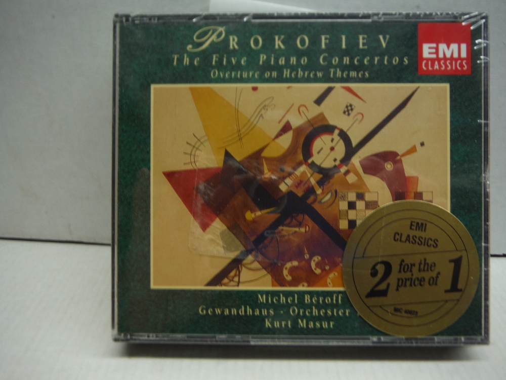 Image 0 of Prokofiev: The 5 Piano Concertos / Overture on Hebrew Themes / Visions Fugitives