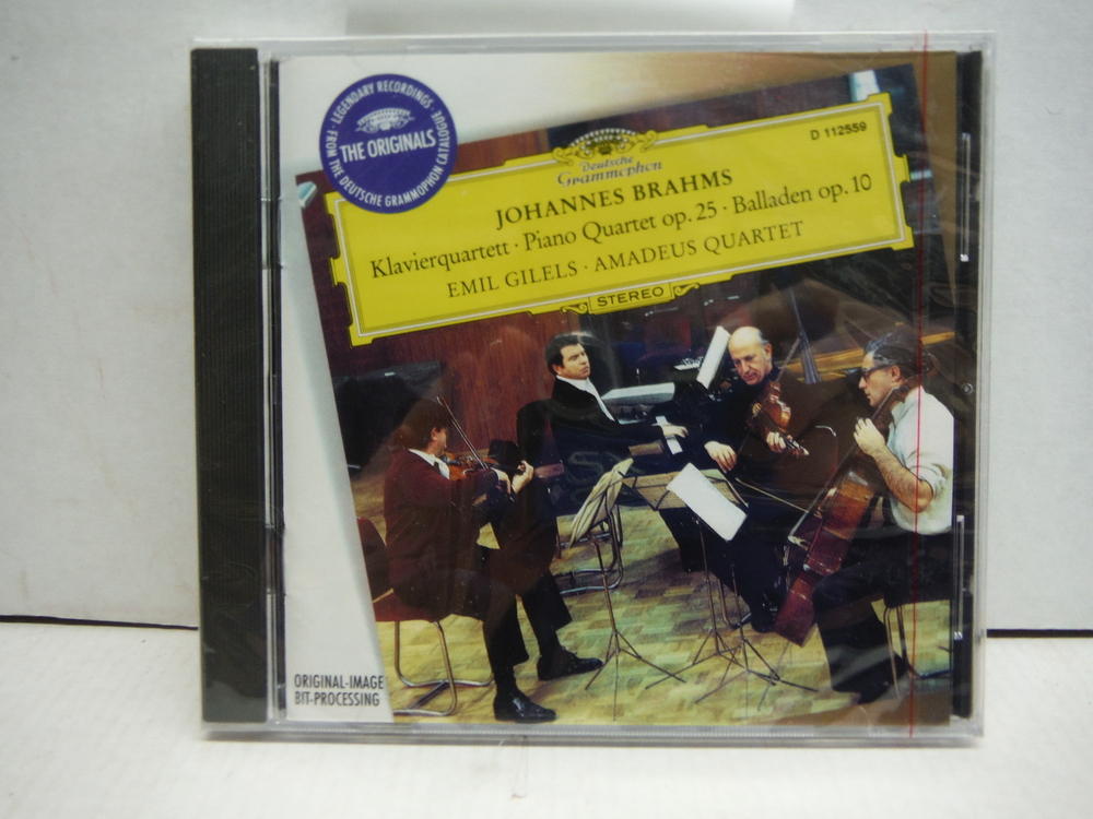 Image 0 of Brahms: Piano Quartet op.25 / Ballades op.10