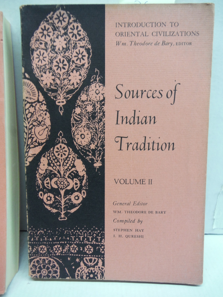 Image 1 of SOURCES OF INDIAN TRADITION Two Volume Set (Introduction to Oriental Civilizatio