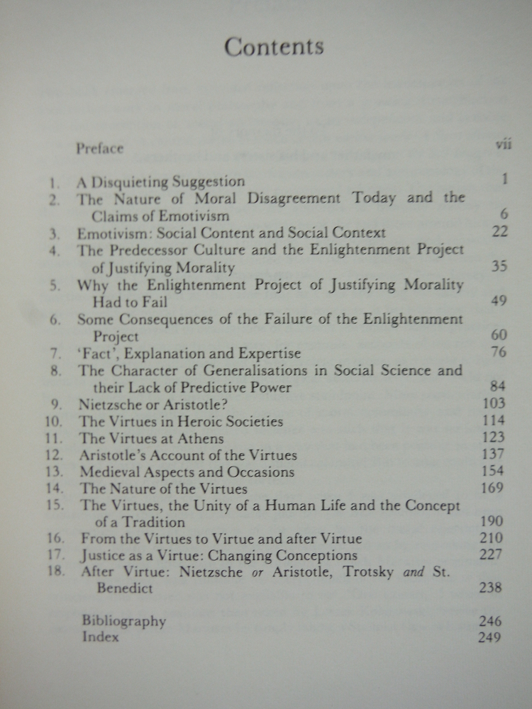 Image 1 of After virtue: A study in moral theory