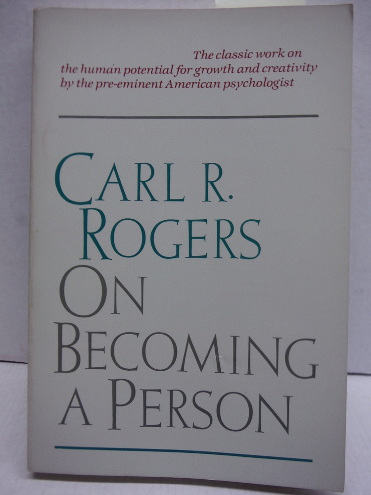 Image 0 of On Becoming a Person: A Therapist's View of Psychotherapy