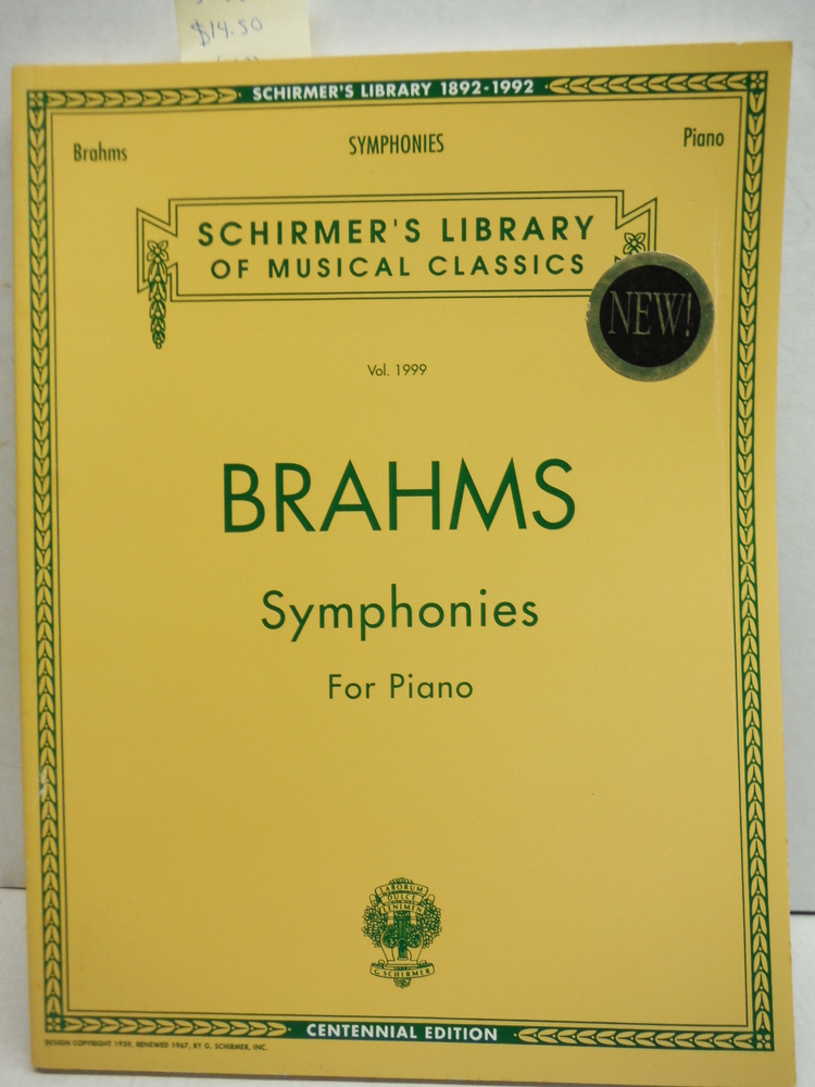 Image 0 of Symphonies for Solo Piano: Schirmer Library of Classics Volume 1999 Piano Solo (
