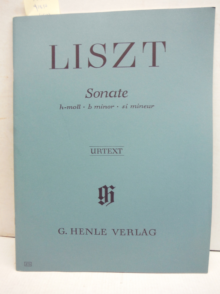 Image 0 of Liszt: Piano Sonata in B Minor