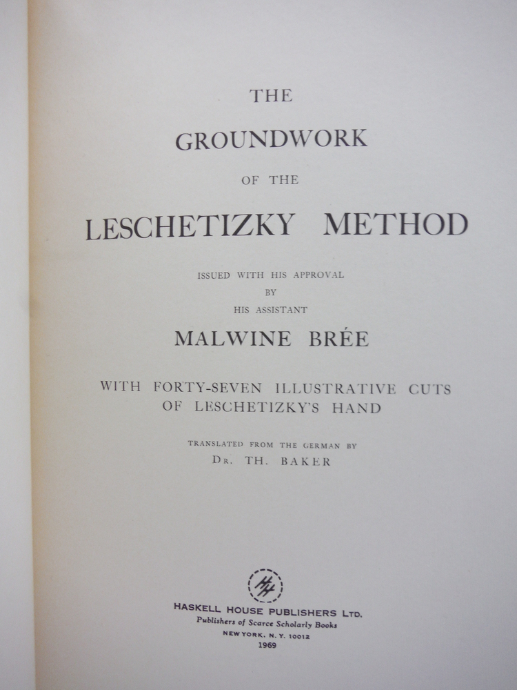 Image 1 of Groundwork of the Leschetizky Method