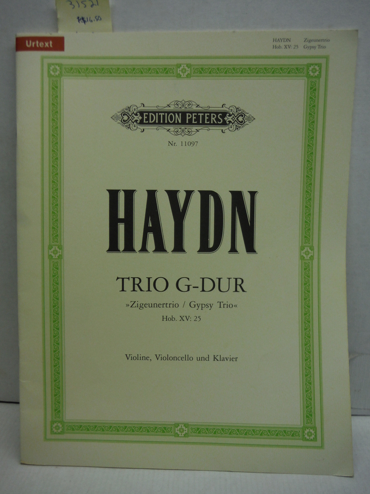 Image 0 of Piano Trio in G Hob. XV:25 (