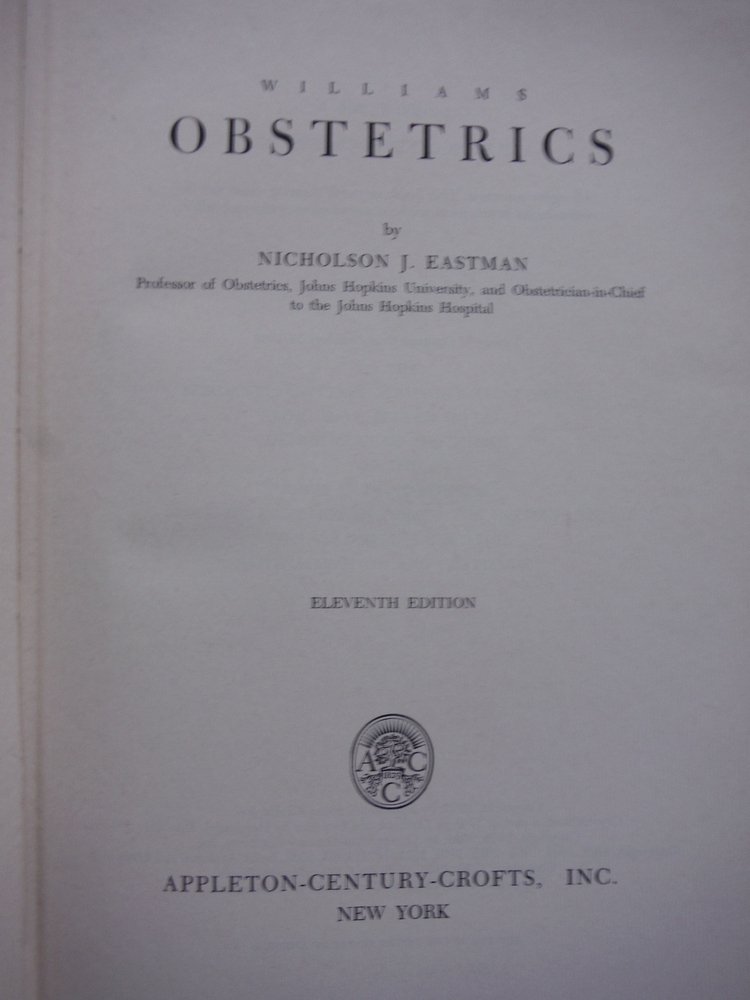 Image 2 of WILLIAMS OBSTETRICS Eleventh edition