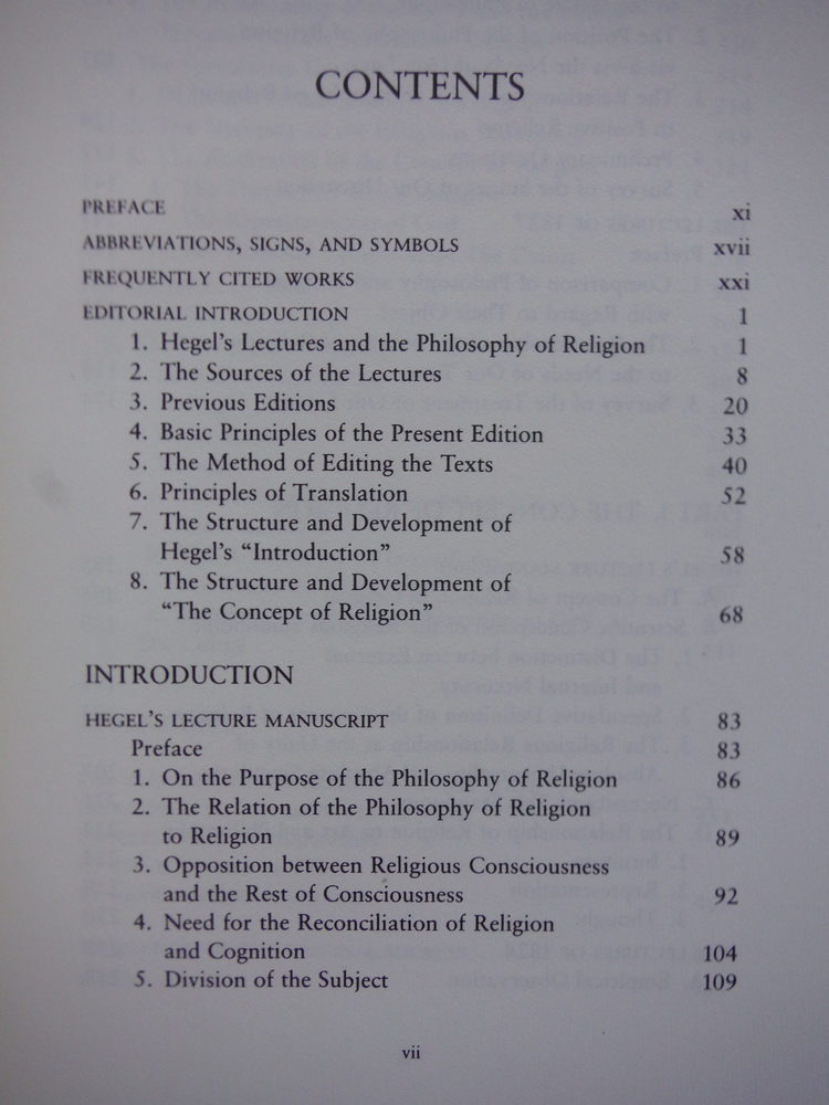 Image 1 of Lectures on the Philosophy of Religion, Vol. I: Introduction and The Concept of 