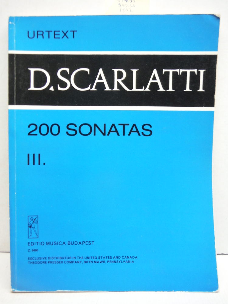 200 Sonatas III: Urtext
