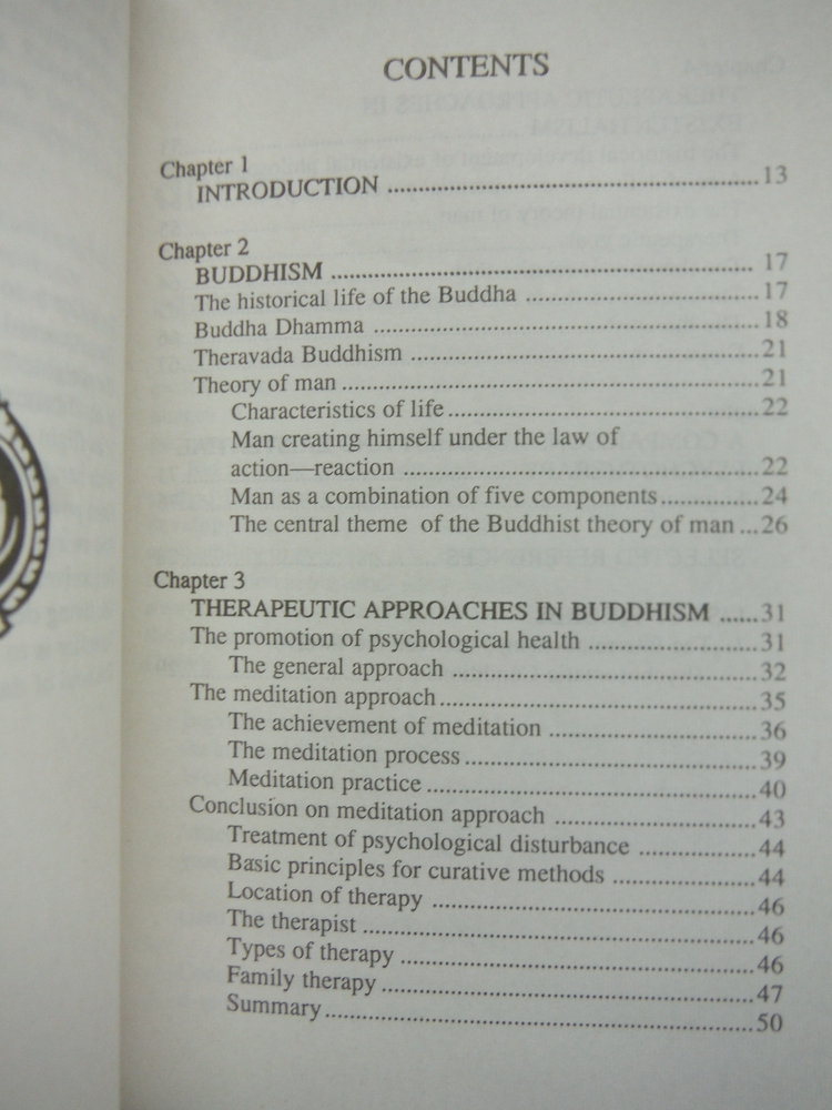 Image 1 of Buddhism and existential psychotherapy: An introduction for laymen