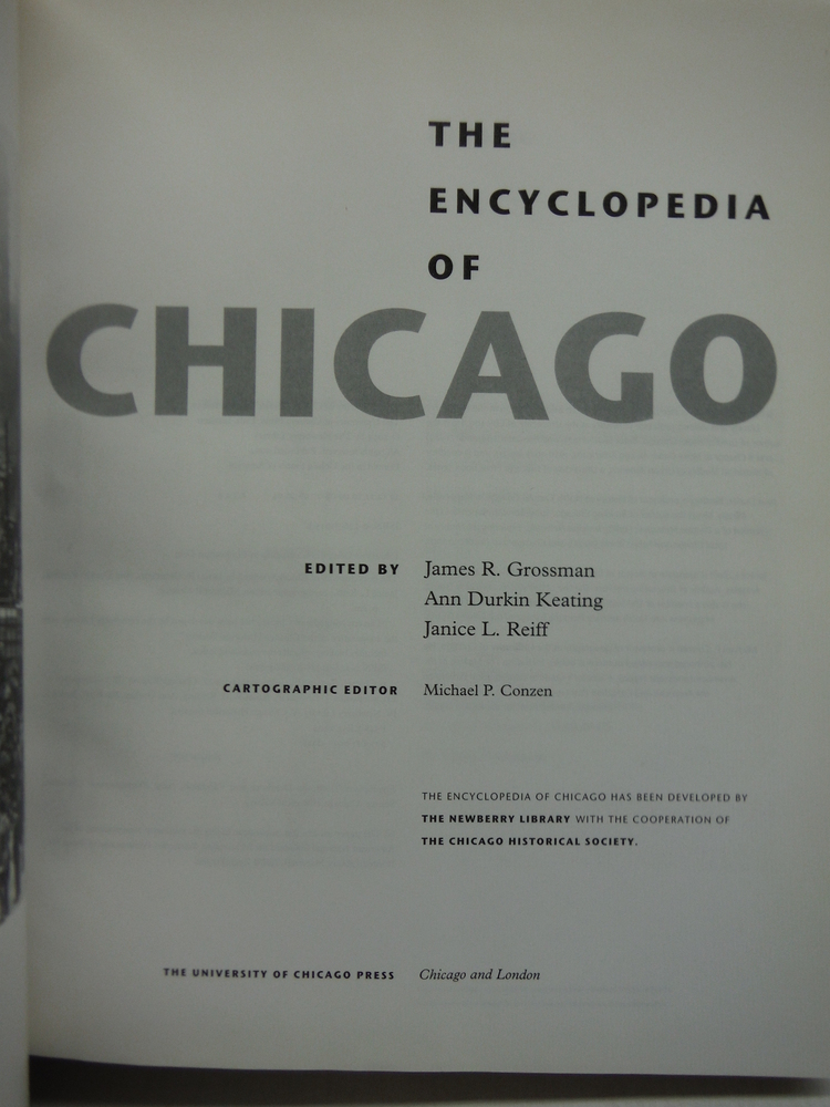 Image 1 of The Encyclopedia of Chicago
