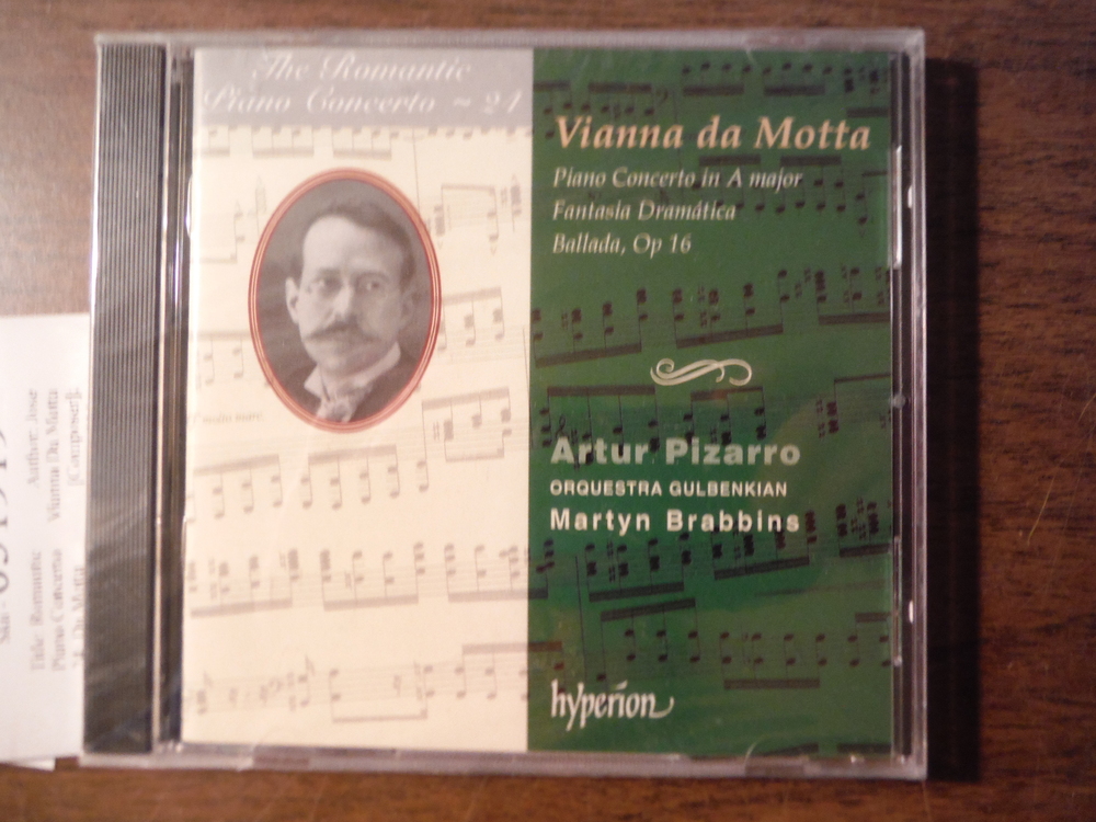 Image 0 of Romantic Piano Concerto 24: Da Motta Piano Concerto in A minor / Fantasia Dramat
