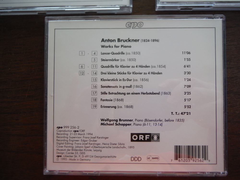 Image 3 of Lot of 3 CDs of CPO company music.