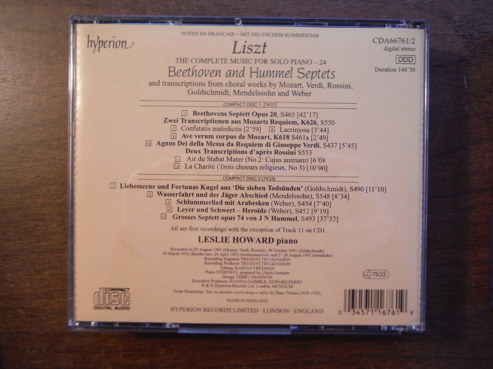 Image 3 of Lot of 3 CDs sets of music by Schumann, Beethoven, Schubert.