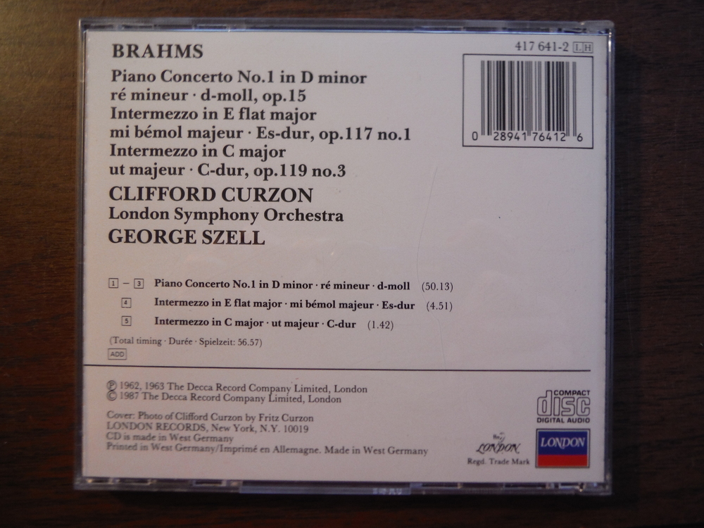 Image 3 of Lot of 4 CD sets of music by Brahms.