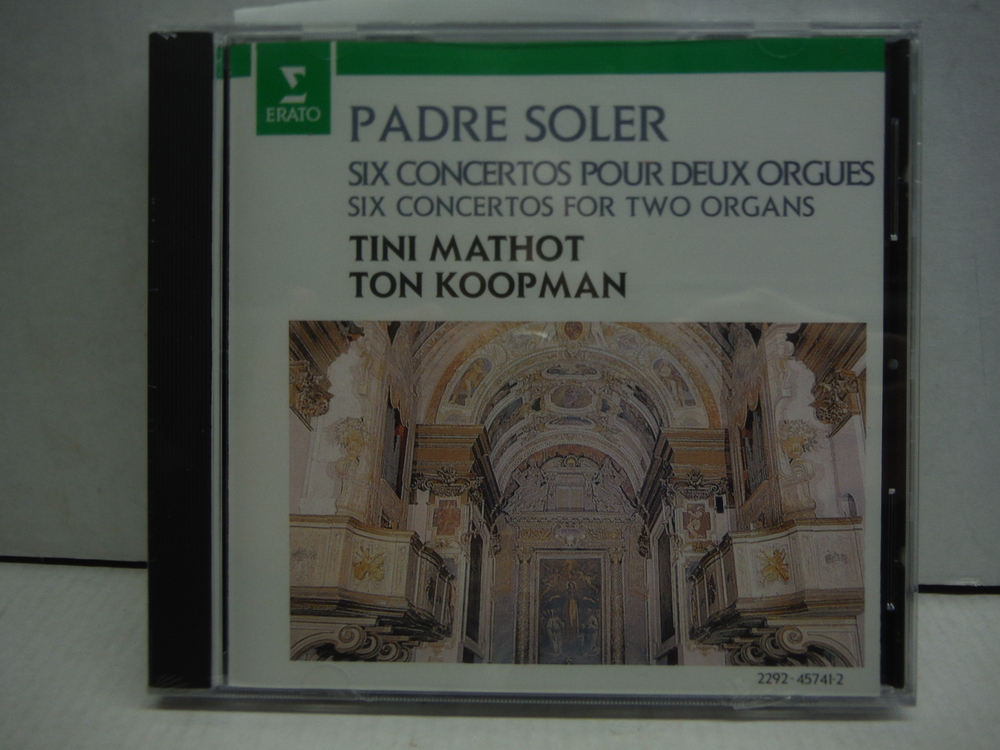 Image 0 of Padre Soler: Six Concertos for Two Organs