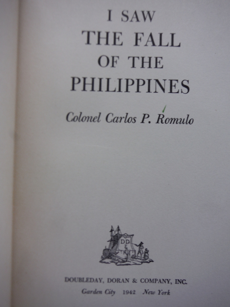 Image 1 of I Saw the Fall of the Philippines