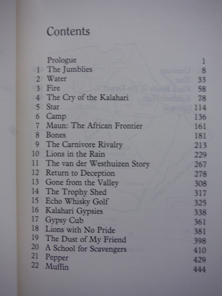 Image 1 of Cry of the Kalahari (G K Hall Large Print Book Series)