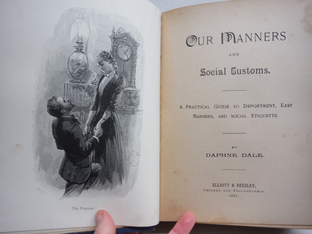 Image 1 of Our Manners and Social Customs A Practical Guide to /deportment, Easy Manners, a