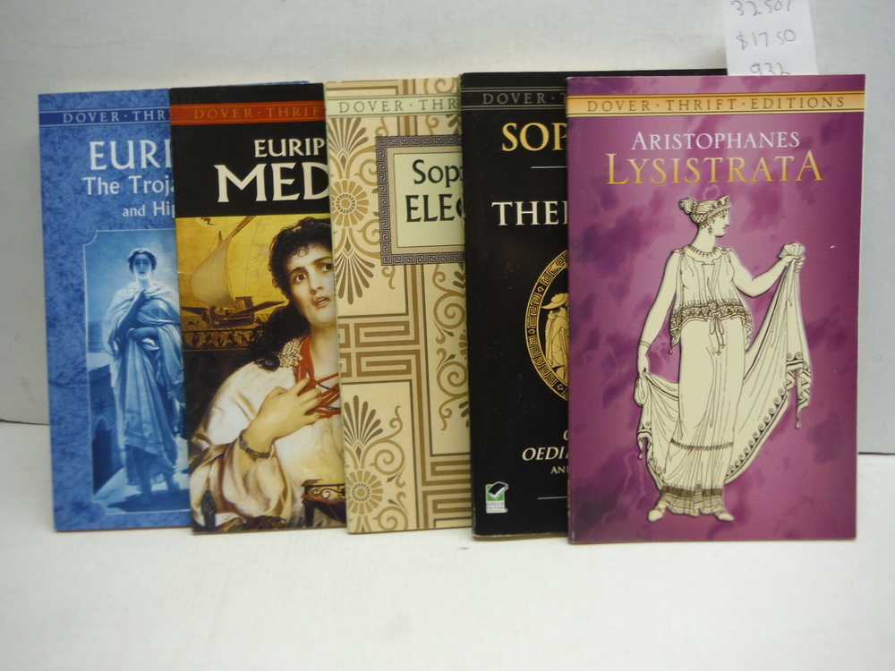 Five Dover Thrift Editions of Greek Plays - 5 softcover volumes