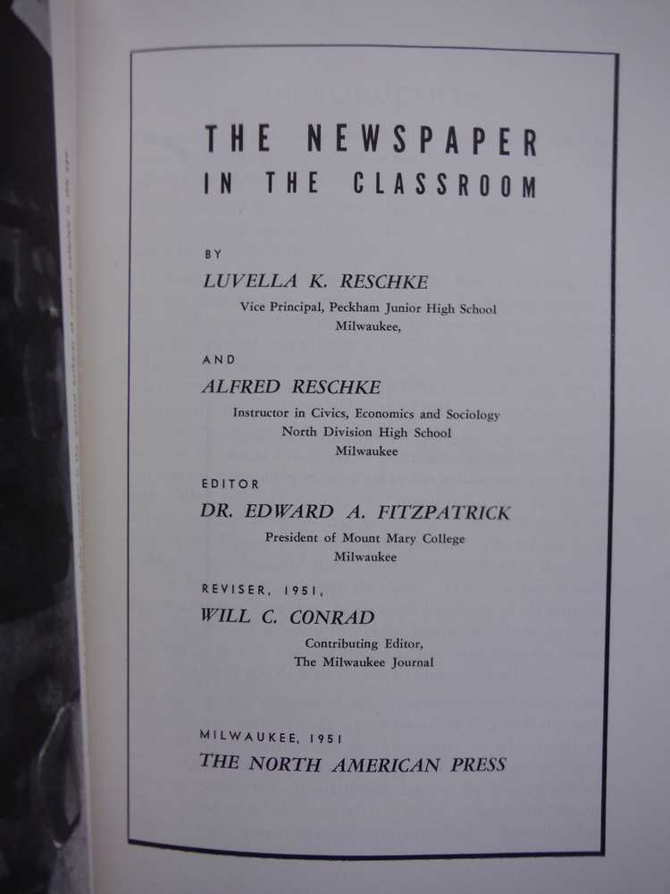Image 1 of The Newspaper in the Classroom