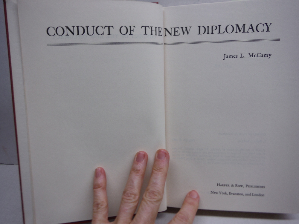 Image 2 of Conduct of the New Diplomacy