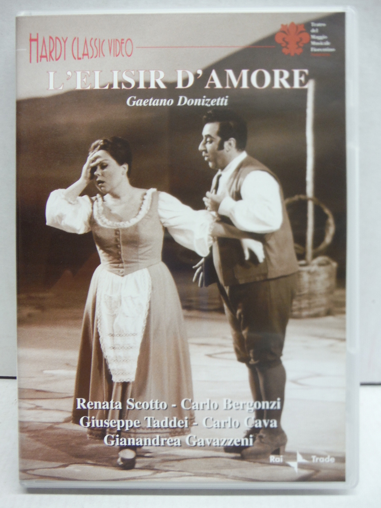 Image 0 of Donizetti - L'Elisir d'Amore / Bergonzi, Scotto, Taddei, Gavazzeni, Florence Ope