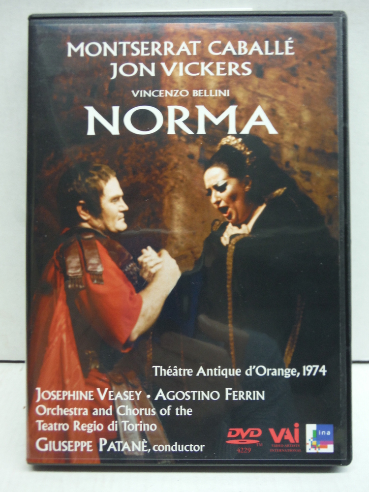 Bellini - Norma / Patane, Caballe, Vickers, Veasey, Theatre Antique d'Orange