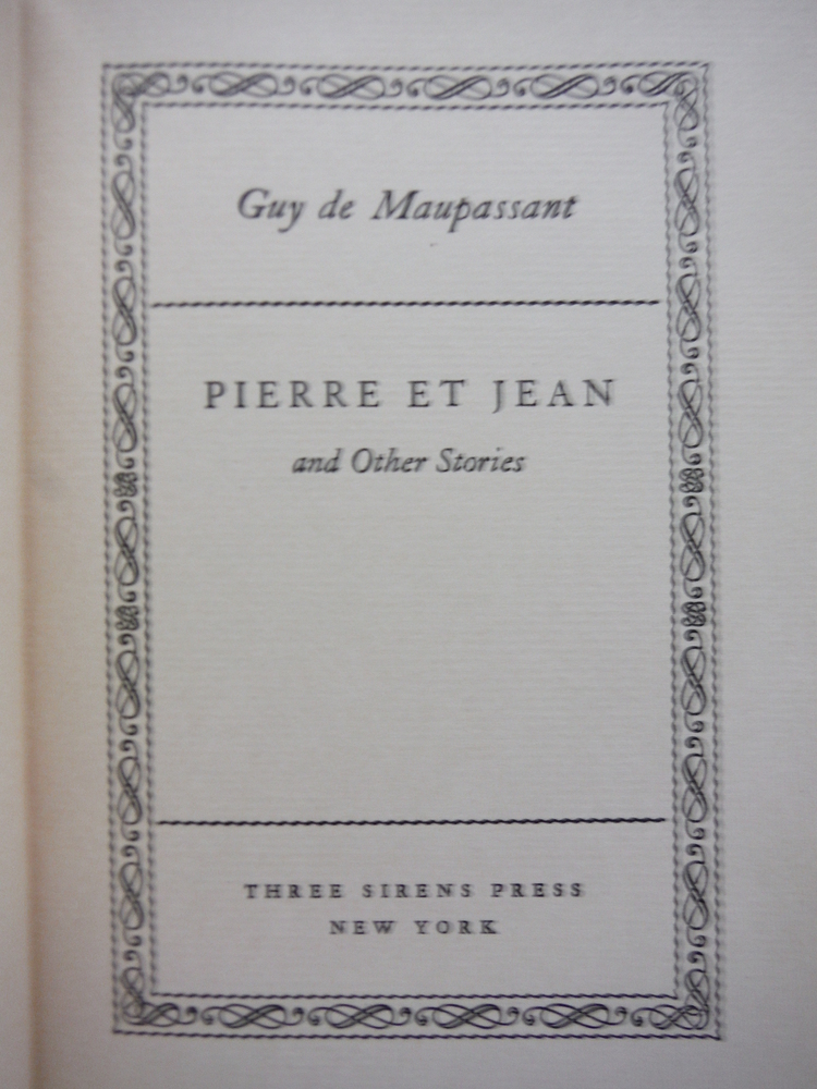 Image 1 of Pierre Et Jean and Other Stories