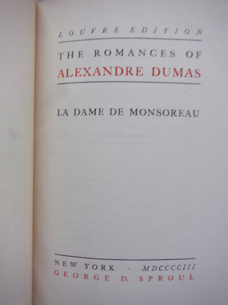 Image 1 of La Dame de Monsoreau: The Romances of Alexandre Dumas Louvre Edition Vol. V