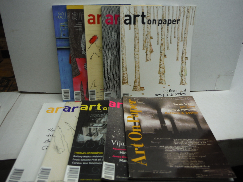 Art on Paper Magazine Prints Drawings Photography (10 Issues)  2002-06