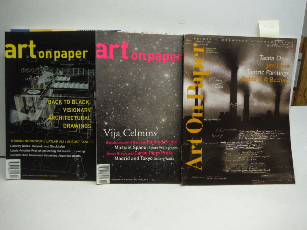 Image 1 of Art on Paper Magazine Prints Drawings Photography (10 Issues)  2002-06